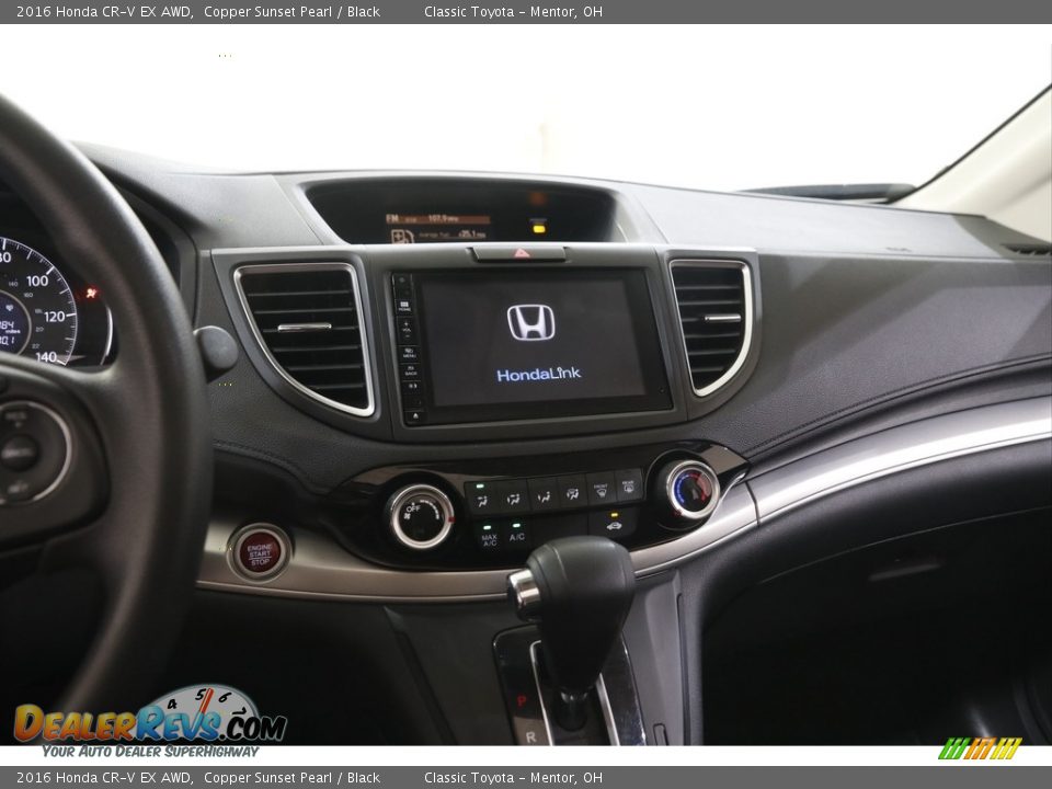 2016 Honda CR-V EX AWD Copper Sunset Pearl / Black Photo #9