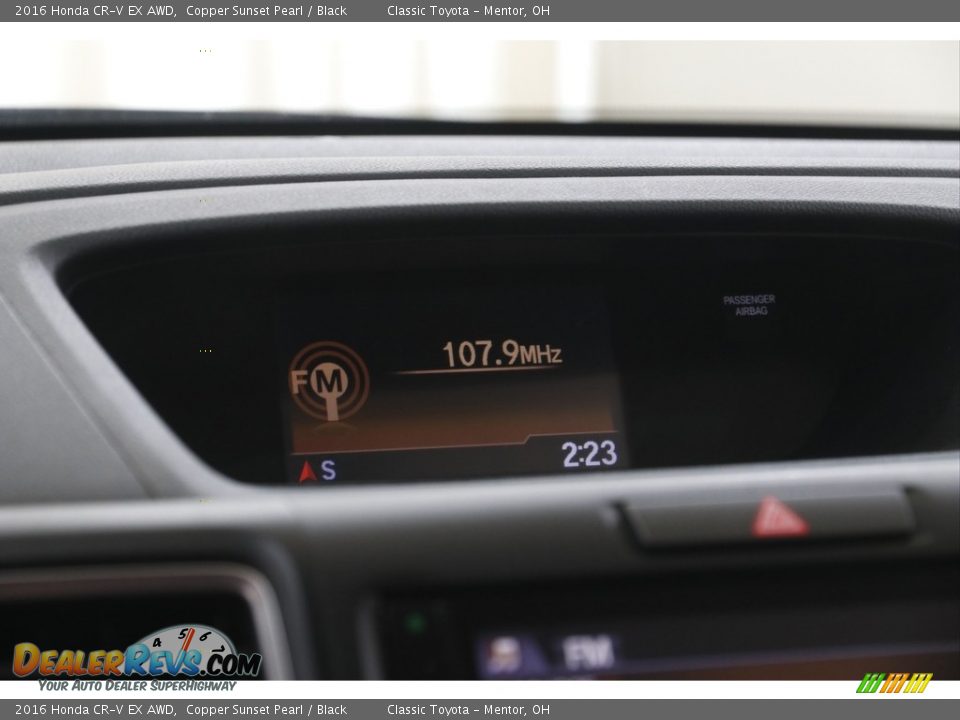 2016 Honda CR-V EX AWD Copper Sunset Pearl / Black Photo #11
