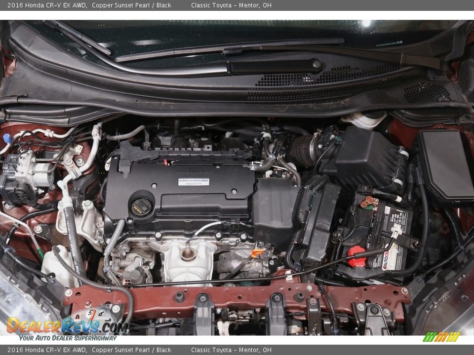 2016 Honda CR-V EX AWD Copper Sunset Pearl / Black Photo #21