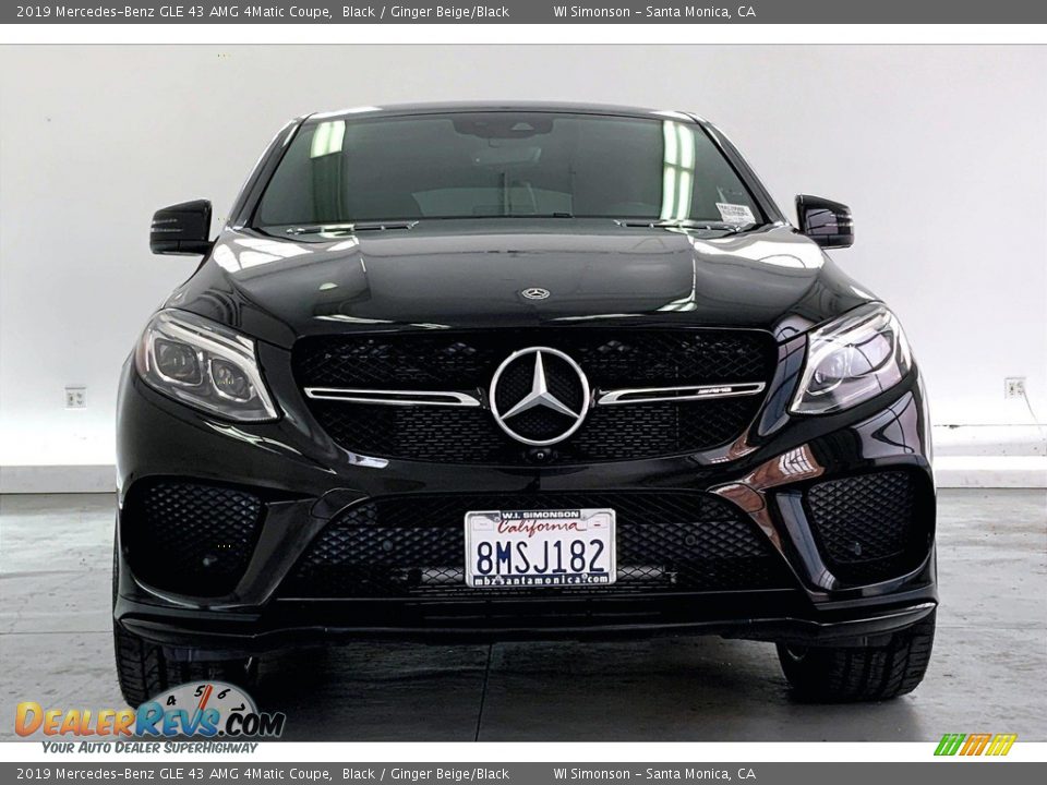 2019 Mercedes-Benz GLE 43 AMG 4Matic Coupe Black / Ginger Beige/Black Photo #2