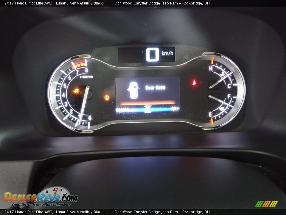 2017 Honda Pilot Elite AWD Lunar Silver Metallic / Black Photo #24