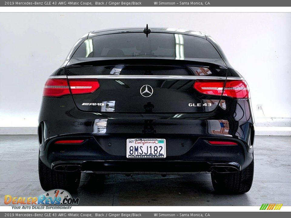 2019 Mercedes-Benz GLE 43 AMG 4Matic Coupe Black / Ginger Beige/Black Photo #3
