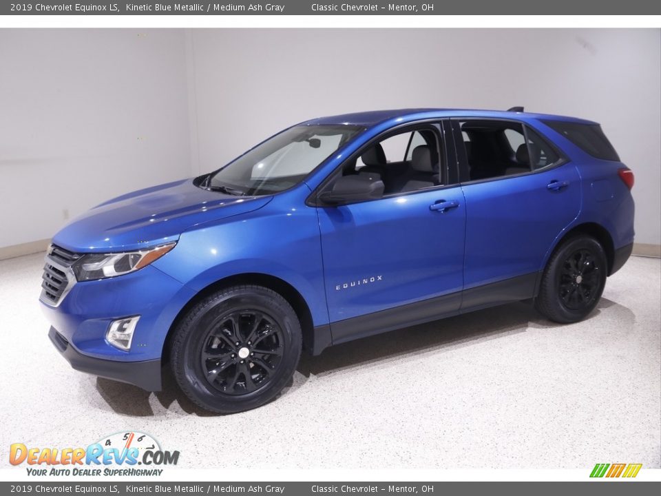 2019 Chevrolet Equinox LS Kinetic Blue Metallic / Medium Ash Gray Photo #3