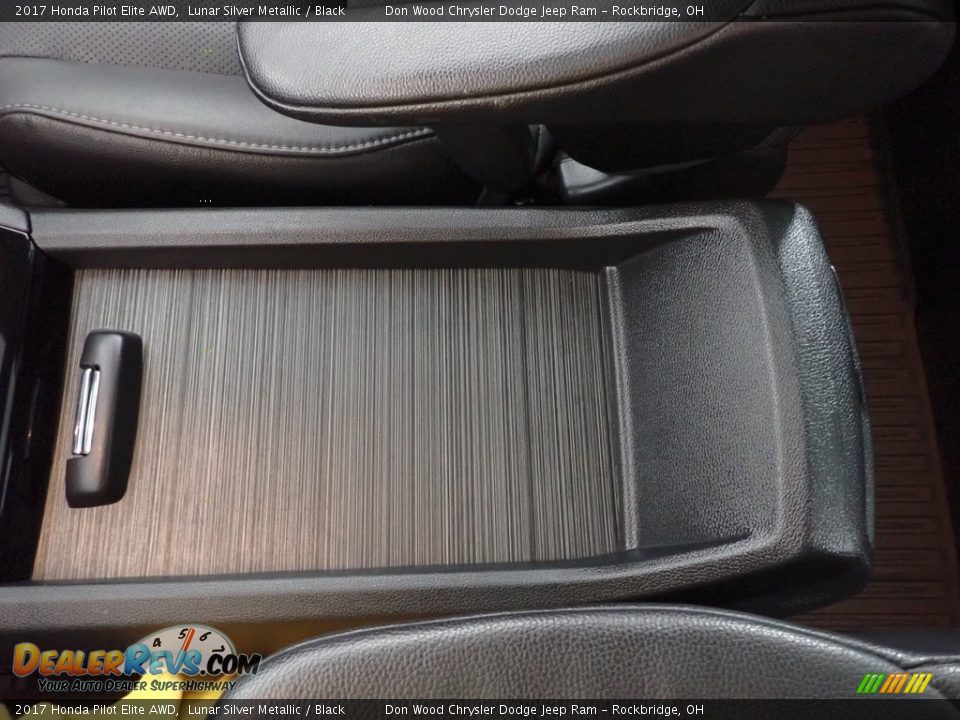 2017 Honda Pilot Elite AWD Lunar Silver Metallic / Black Photo #27