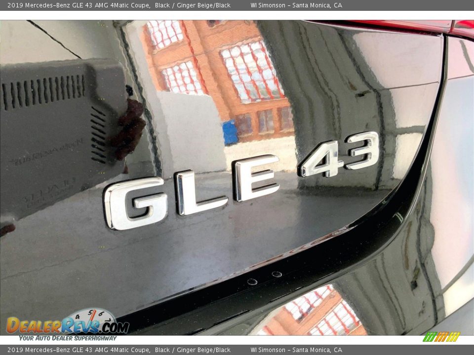 2019 Mercedes-Benz GLE 43 AMG 4Matic Coupe Black / Ginger Beige/Black Photo #7