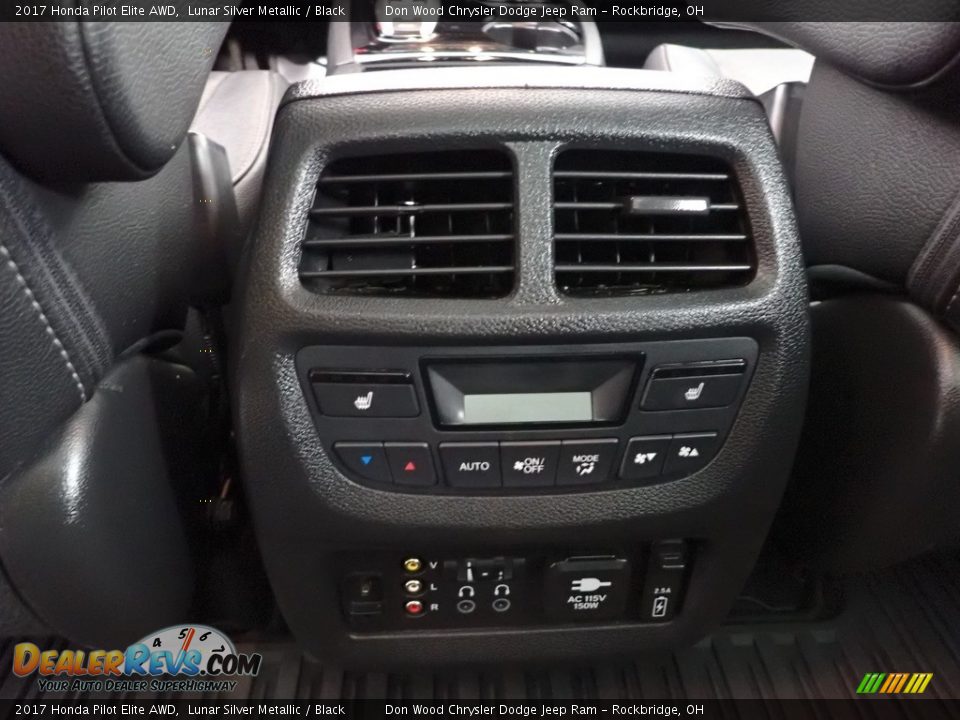 2017 Honda Pilot Elite AWD Lunar Silver Metallic / Black Photo #33