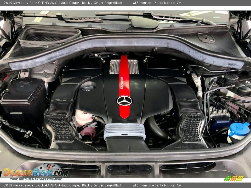 2019 Mercedes-Benz GLE 43 AMG 4Matic Coupe Black / Ginger Beige/Black Photo #9