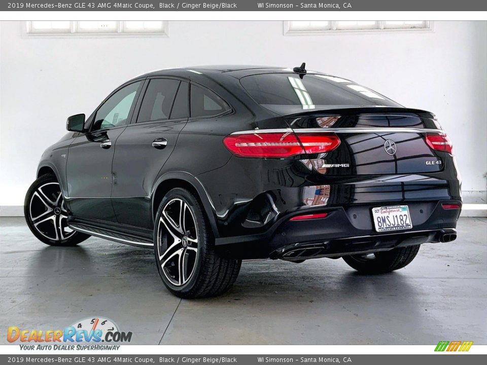 2019 Mercedes-Benz GLE 43 AMG 4Matic Coupe Black / Ginger Beige/Black Photo #10