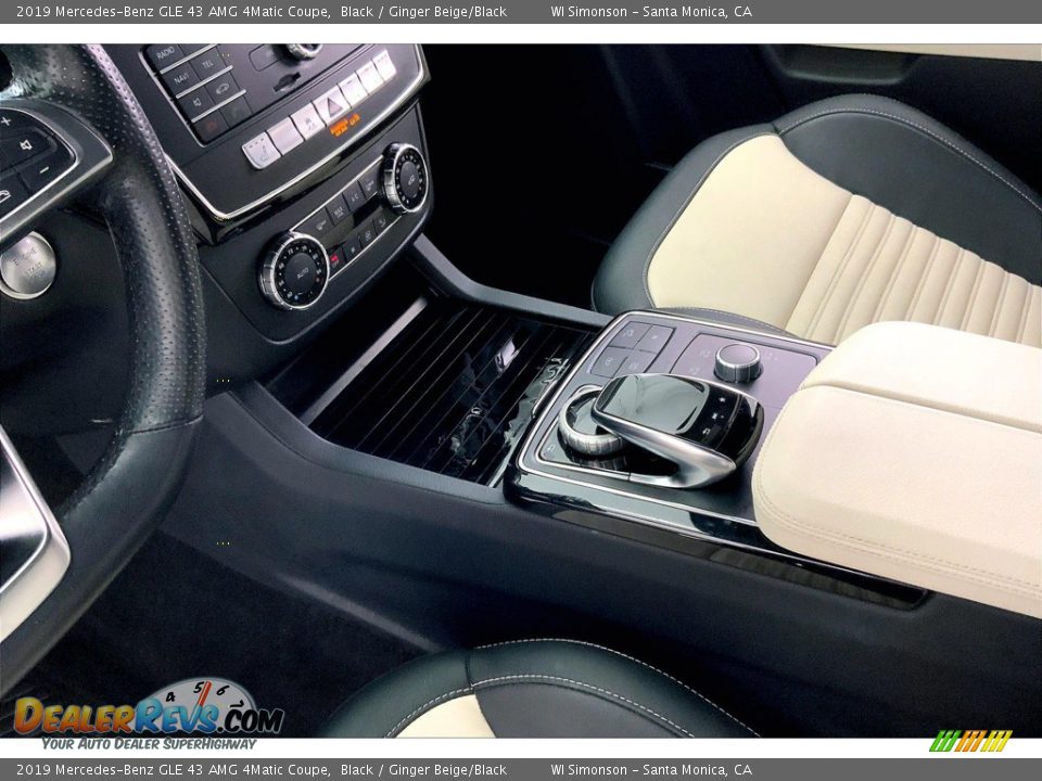 2019 Mercedes-Benz GLE 43 AMG 4Matic Coupe Black / Ginger Beige/Black Photo #16