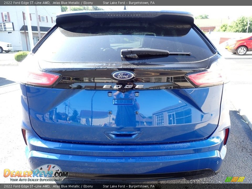 2022 Ford Edge ST-Line AWD Atlas Blue Metallic / Ebony Photo #4