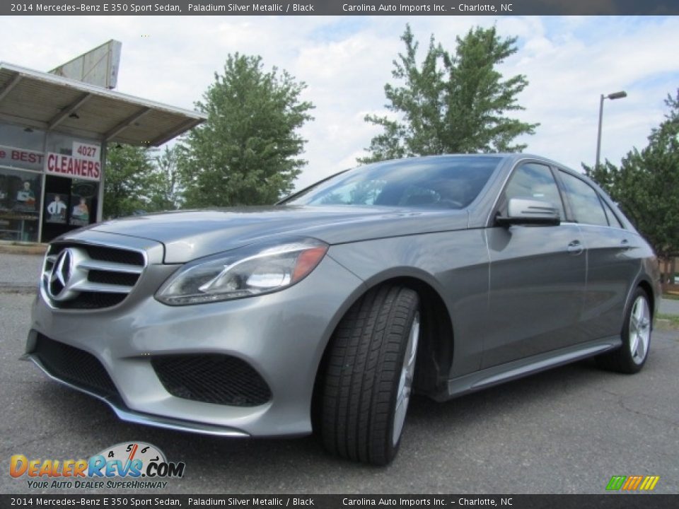 2014 Mercedes-Benz E 350 Sport Sedan Paladium Silver Metallic / Black Photo #6