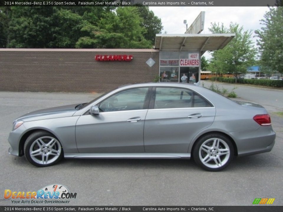 2014 Mercedes-Benz E 350 Sport Sedan Paladium Silver Metallic / Black Photo #7