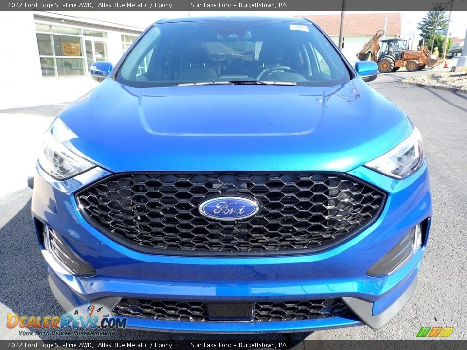 2022 Ford Edge ST-Line AWD Atlas Blue Metallic / Ebony Photo #9