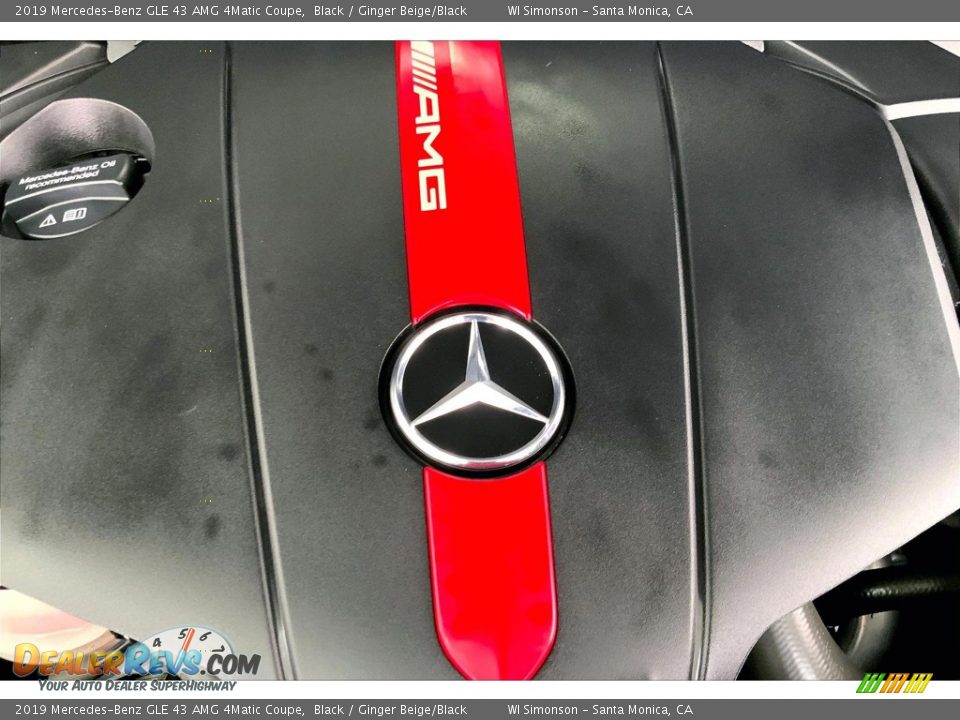 2019 Mercedes-Benz GLE 43 AMG 4Matic Coupe Black / Ginger Beige/Black Photo #31