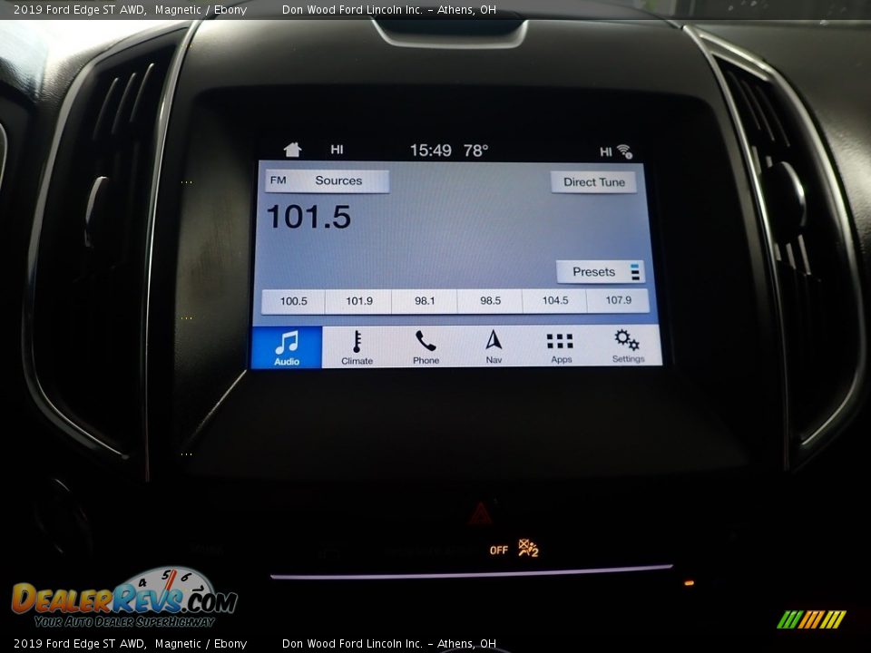 2019 Ford Edge ST AWD Magnetic / Ebony Photo #29