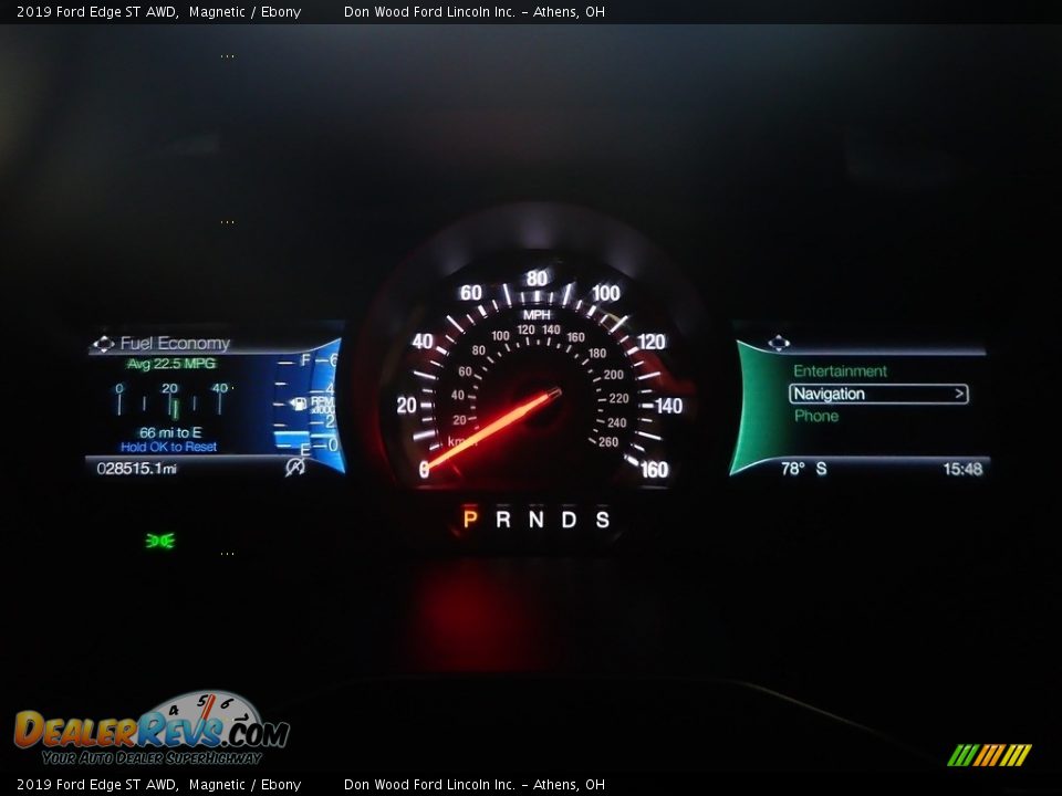 2019 Ford Edge ST AWD Magnetic / Ebony Photo #31