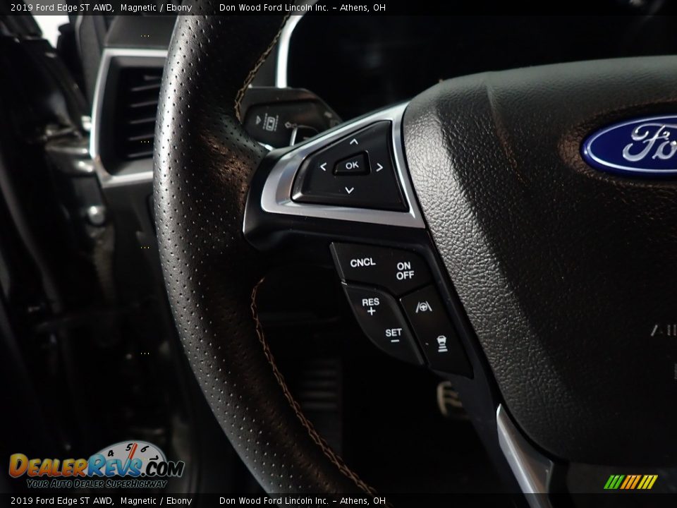 2019 Ford Edge ST AWD Magnetic / Ebony Photo #32