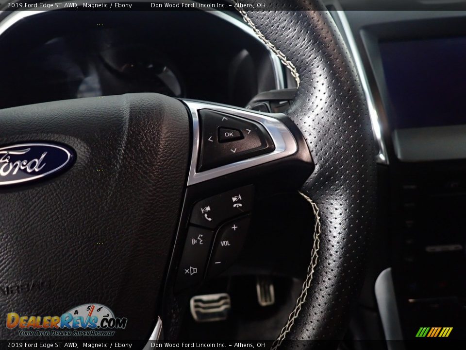 2019 Ford Edge ST AWD Magnetic / Ebony Photo #33