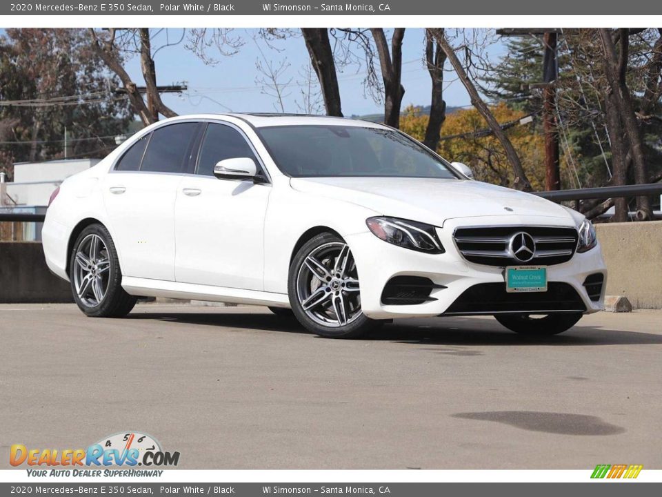 2020 Mercedes-Benz E 350 Sedan Polar White / Black Photo #2