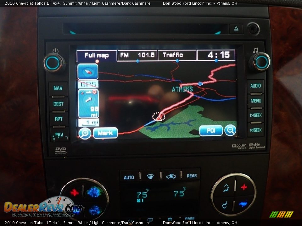 2010 Chevrolet Tahoe LT 4x4 Summit White / Light Cashmere/Dark Cashmere Photo #4