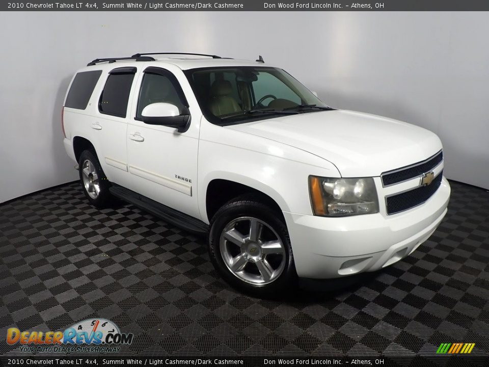 2010 Chevrolet Tahoe LT 4x4 Summit White / Light Cashmere/Dark Cashmere Photo #6