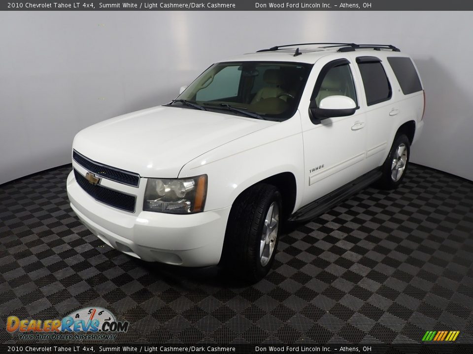 2010 Chevrolet Tahoe LT 4x4 Summit White / Light Cashmere/Dark Cashmere Photo #11