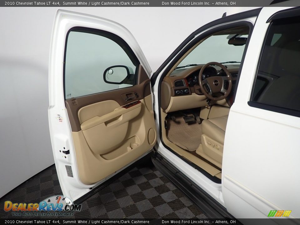 2010 Chevrolet Tahoe LT 4x4 Summit White / Light Cashmere/Dark Cashmere Photo #21