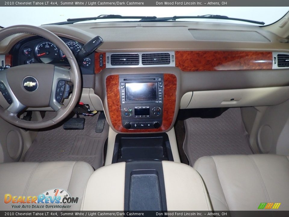 2010 Chevrolet Tahoe LT 4x4 Summit White / Light Cashmere/Dark Cashmere Photo #25