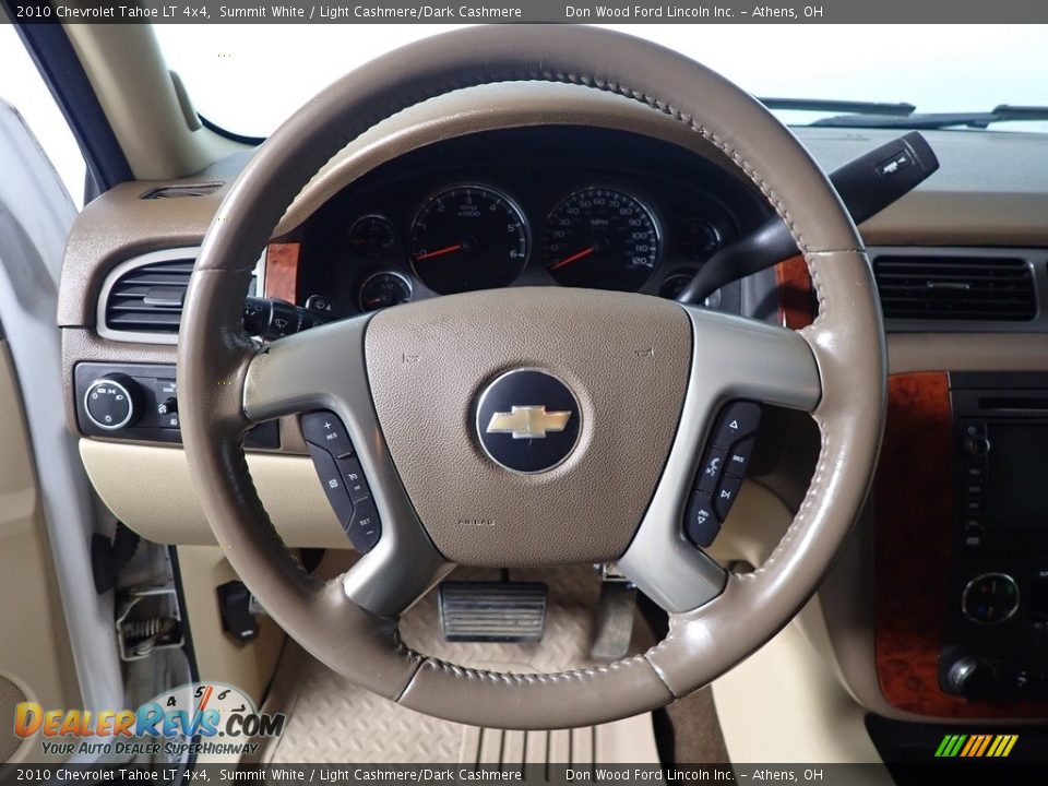 2010 Chevrolet Tahoe LT 4x4 Summit White / Light Cashmere/Dark Cashmere Photo #27