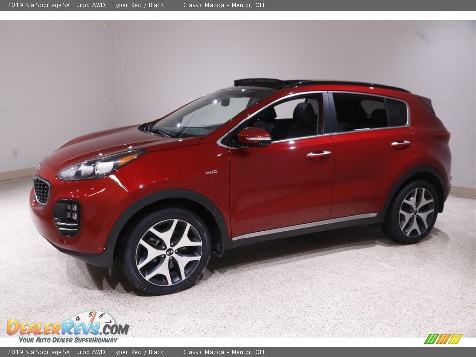 2019 Kia Sportage SX Turbo AWD Hyper Red / Black Photo #3
