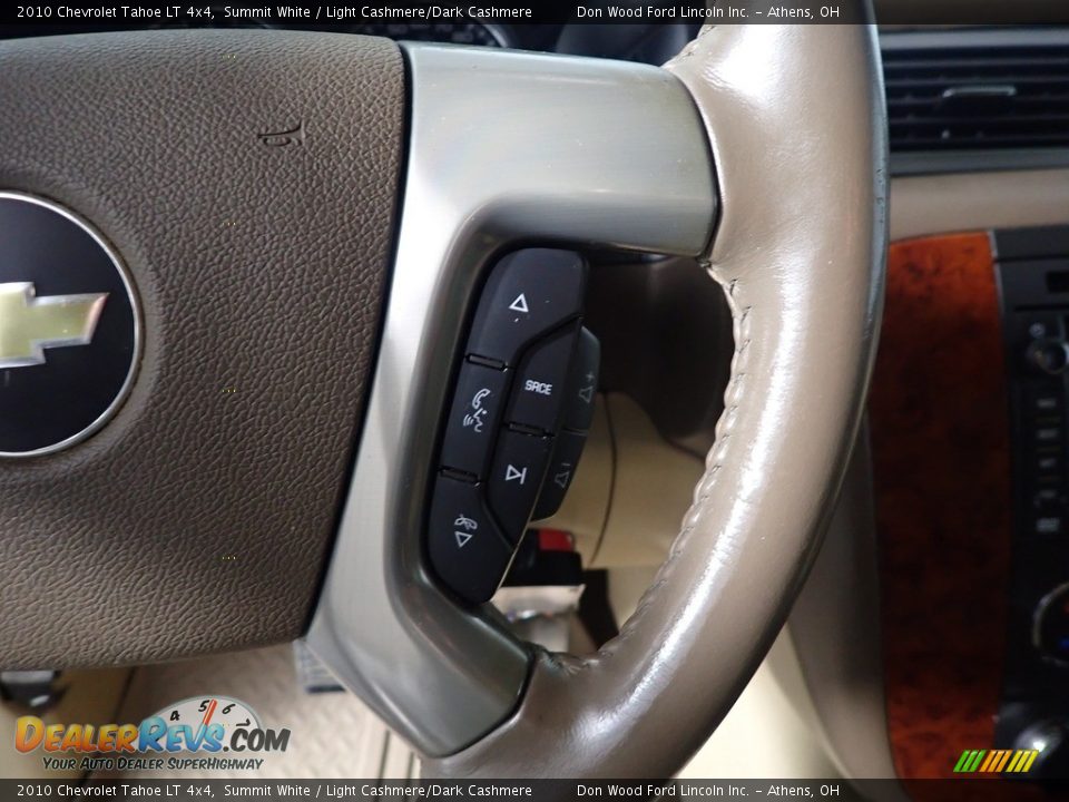 2010 Chevrolet Tahoe LT 4x4 Summit White / Light Cashmere/Dark Cashmere Photo #30
