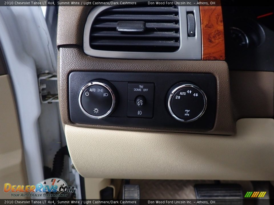 2010 Chevrolet Tahoe LT 4x4 Summit White / Light Cashmere/Dark Cashmere Photo #31