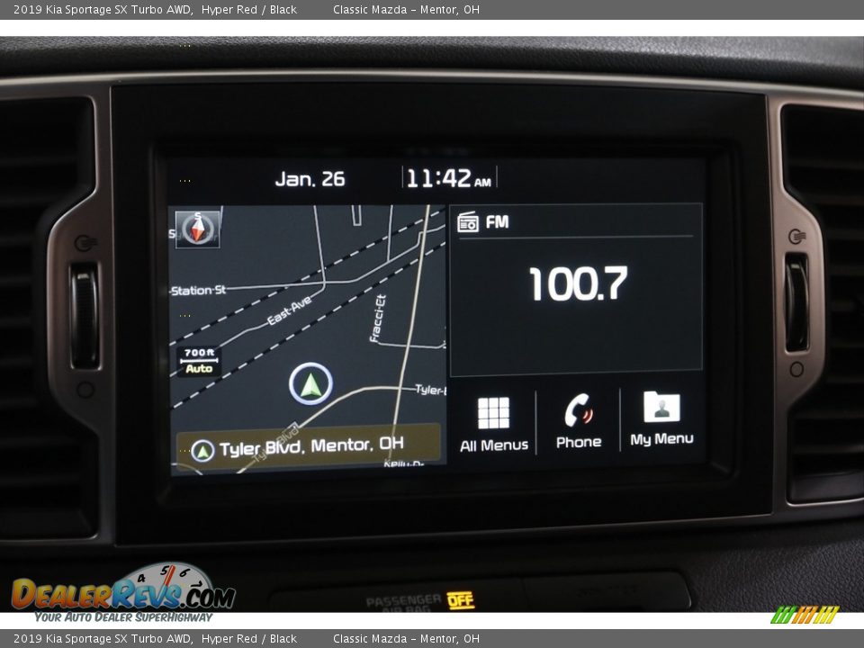 2019 Kia Sportage SX Turbo AWD Hyper Red / Black Photo #10