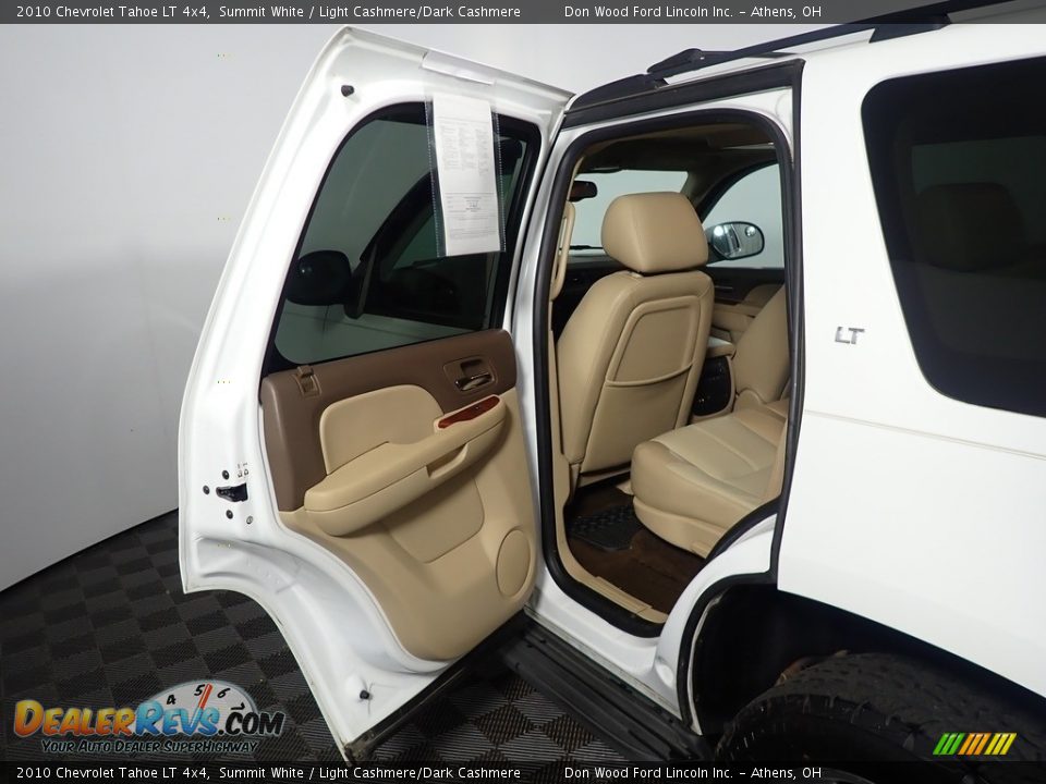2010 Chevrolet Tahoe LT 4x4 Summit White / Light Cashmere/Dark Cashmere Photo #34