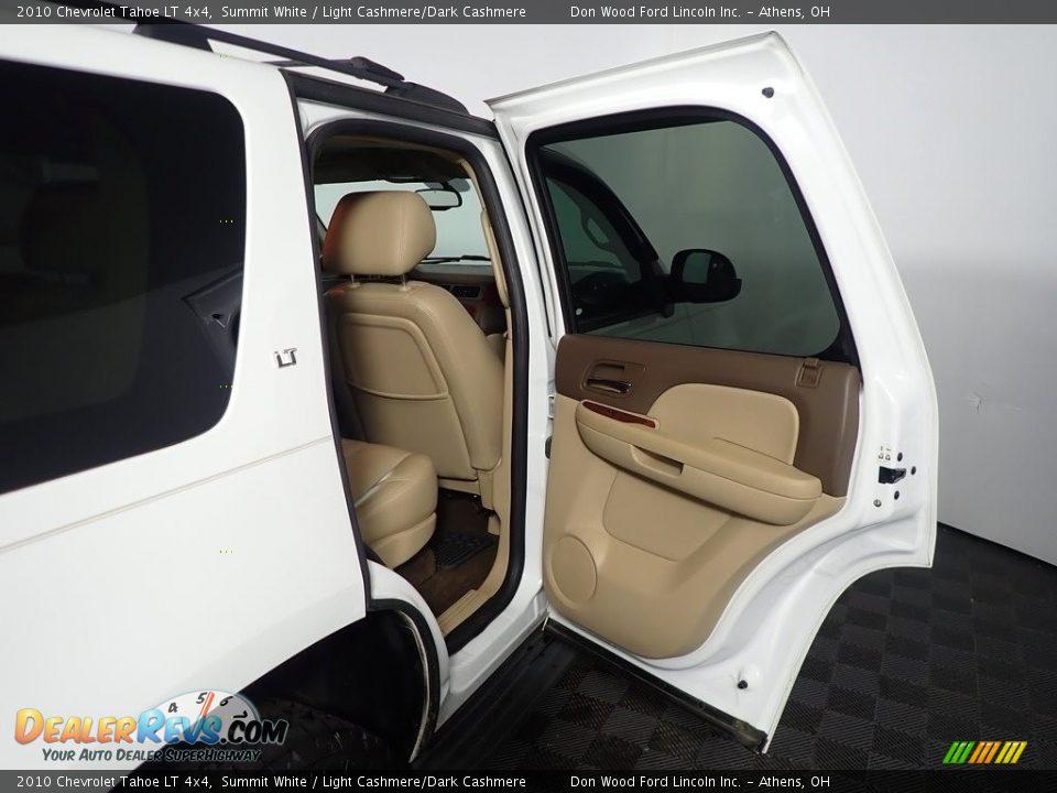 2010 Chevrolet Tahoe LT 4x4 Summit White / Light Cashmere/Dark Cashmere Photo #36
