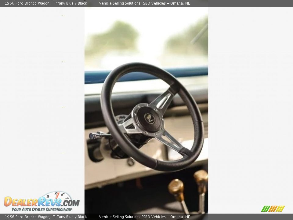 1966 Ford Bronco Wagon Tiffany Blue / Black Photo #5