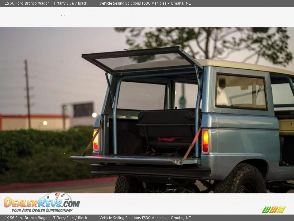 1966 Ford Bronco Wagon Tiffany Blue / Black Photo #7