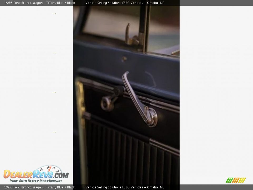 1966 Ford Bronco Wagon Tiffany Blue / Black Photo #10