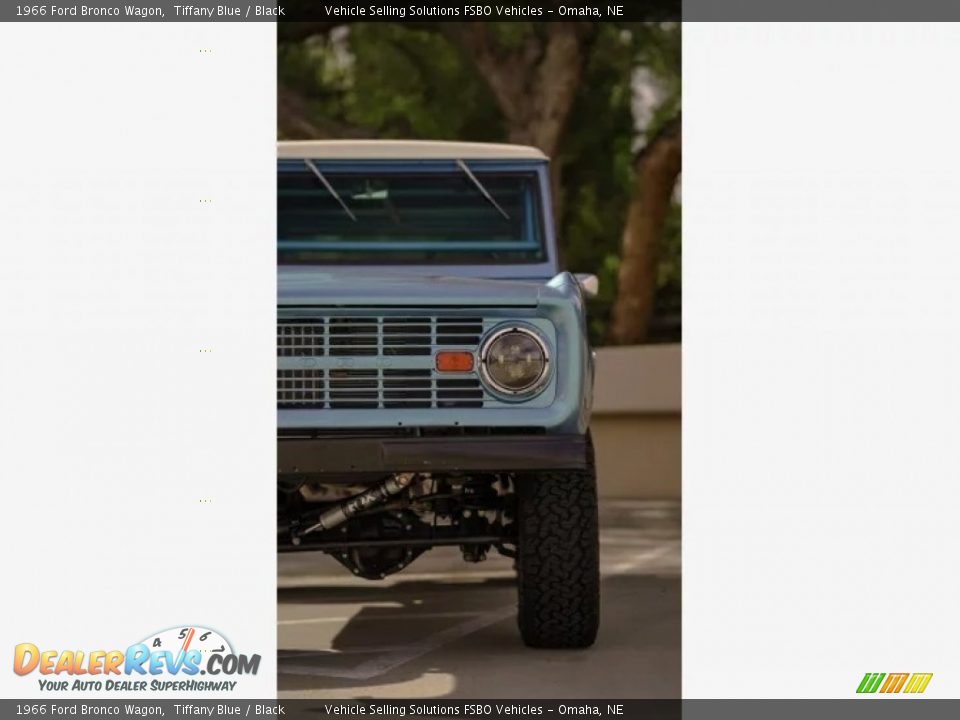 1966 Ford Bronco Wagon Tiffany Blue / Black Photo #13