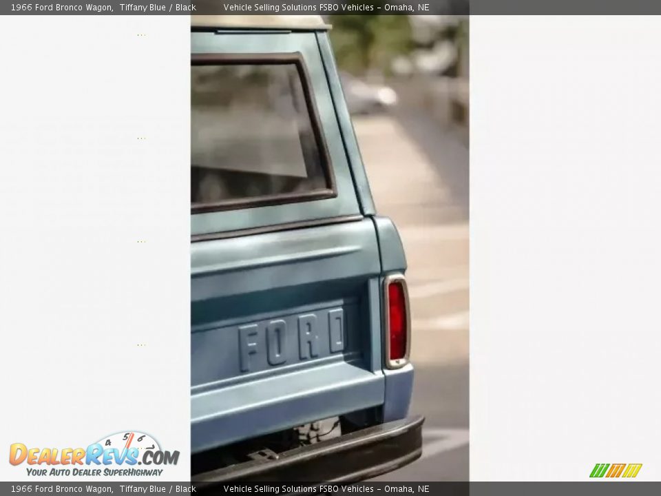 1966 Ford Bronco Wagon Tiffany Blue / Black Photo #14