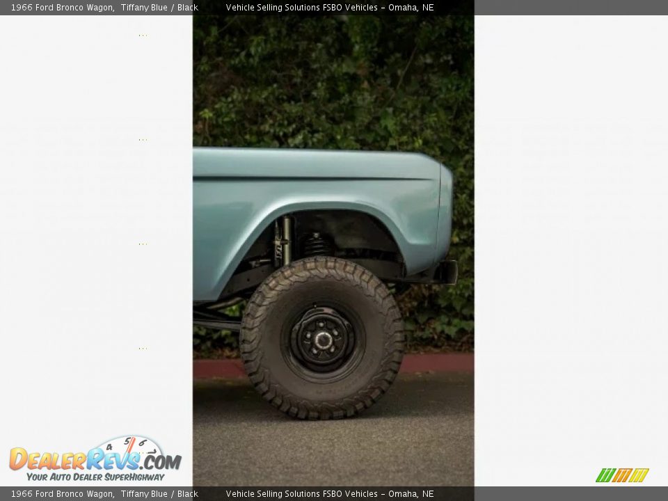 1966 Ford Bronco Wagon Tiffany Blue / Black Photo #15