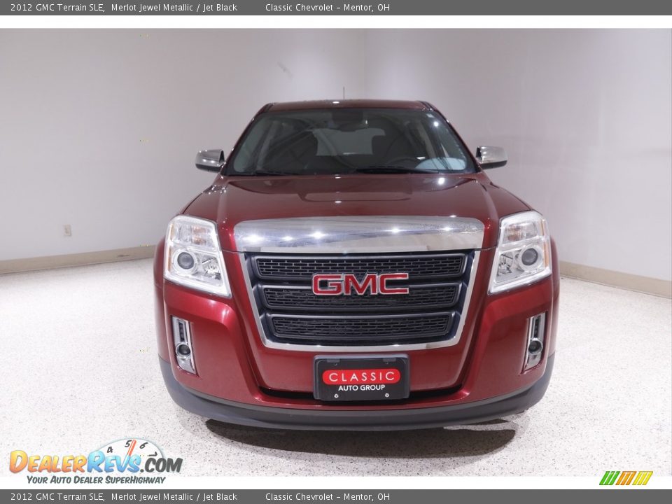 2012 GMC Terrain SLE Merlot Jewel Metallic / Jet Black Photo #2