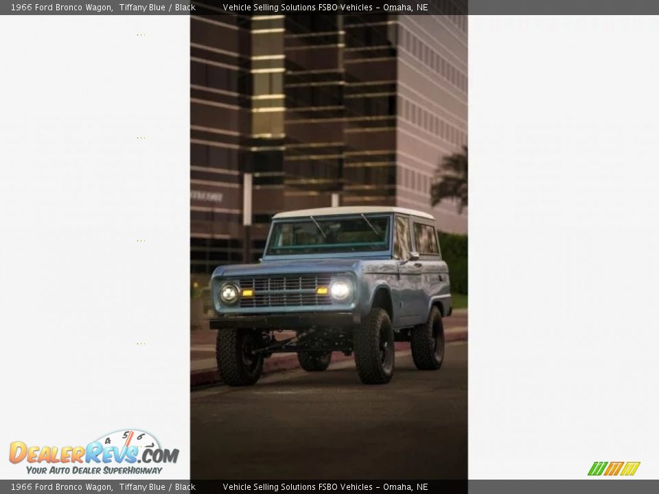 1966 Ford Bronco Wagon Tiffany Blue / Black Photo #23