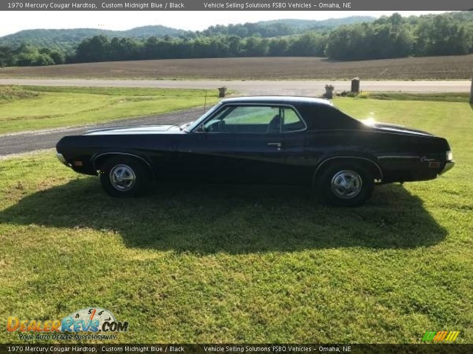 1970 Mercury Cougar Hardtop Custom Midnight Blue / Black Photo #1