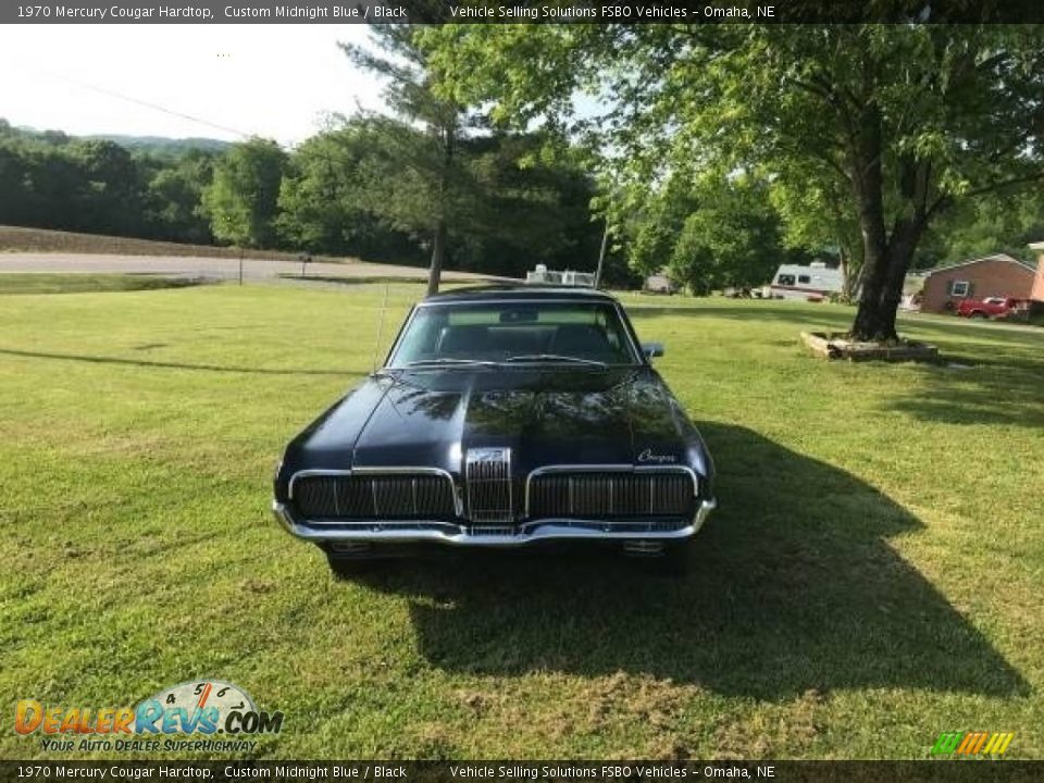 1970 Mercury Cougar Hardtop Custom Midnight Blue / Black Photo #2