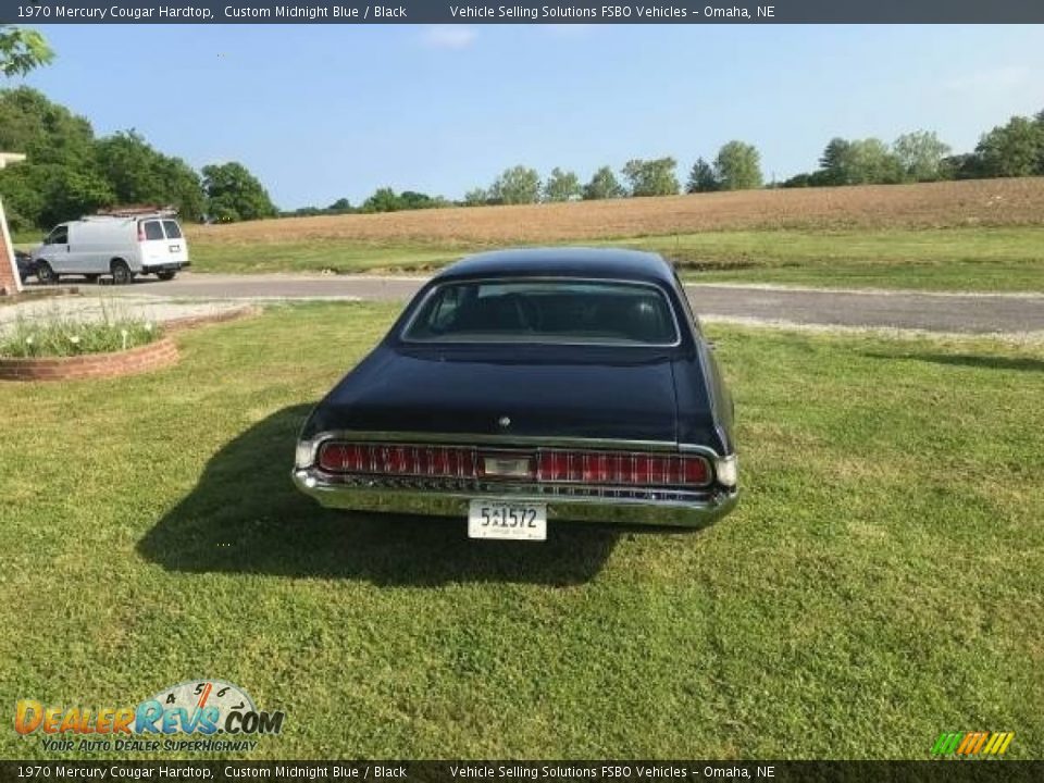 1970 Mercury Cougar Hardtop Custom Midnight Blue / Black Photo #12