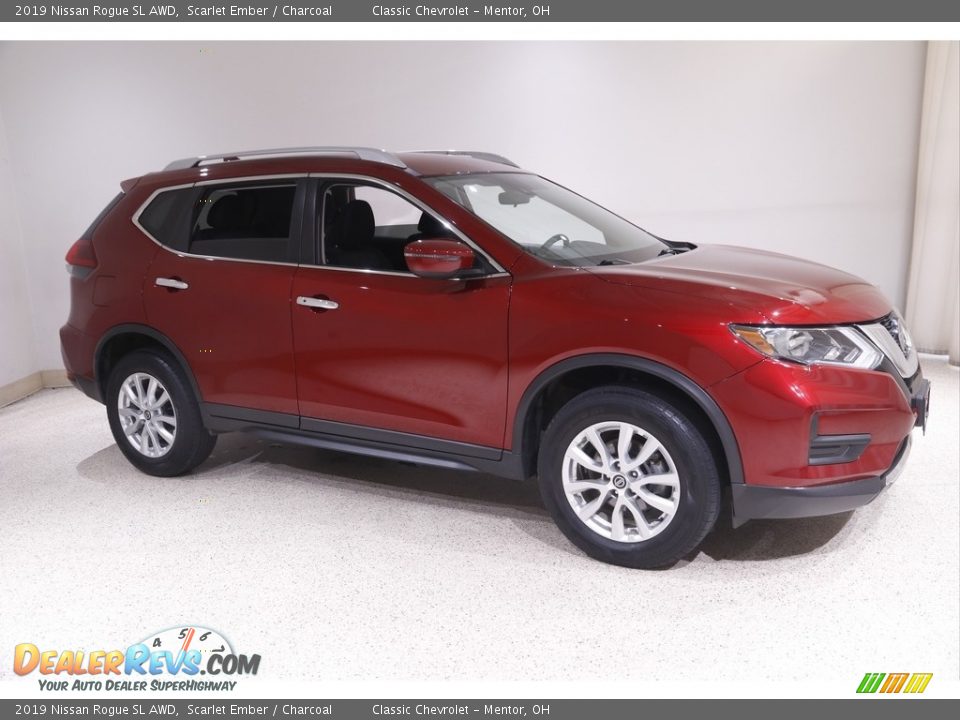 2019 Nissan Rogue SL AWD Scarlet Ember / Charcoal Photo #1