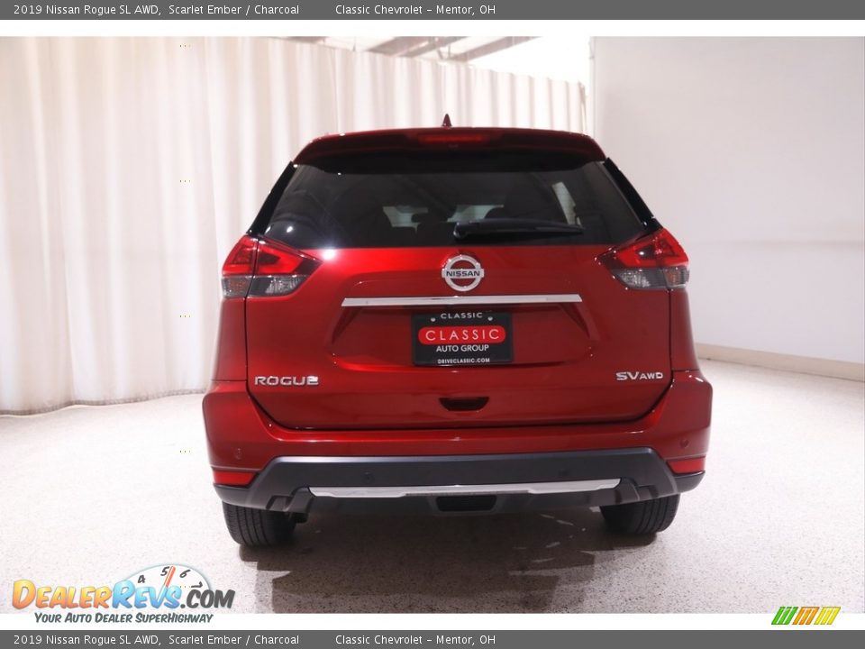 2019 Nissan Rogue SL AWD Scarlet Ember / Charcoal Photo #20