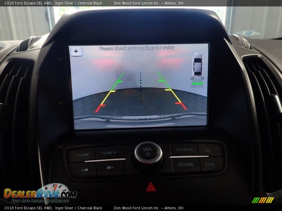 2018 Ford Escape SEL 4WD Ingot Silver / Charcoal Black Photo #4