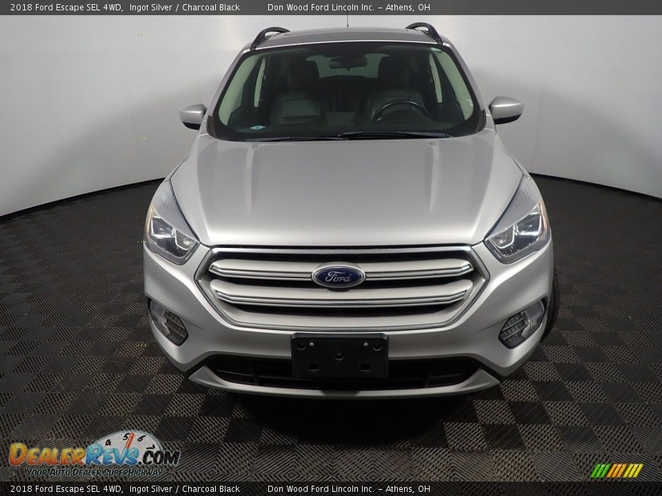 2018 Ford Escape SEL 4WD Ingot Silver / Charcoal Black Photo #7